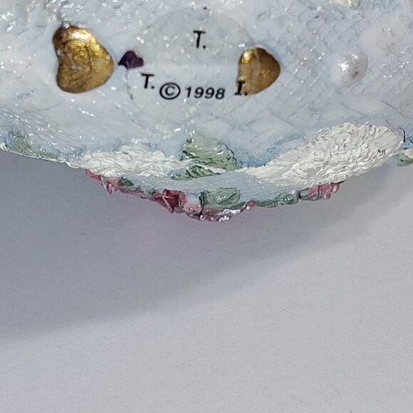 Lilian Vernon Victorian Ornaments Decor Lace Handbag Purse Couture Vanity Set - Picture 9 of 9